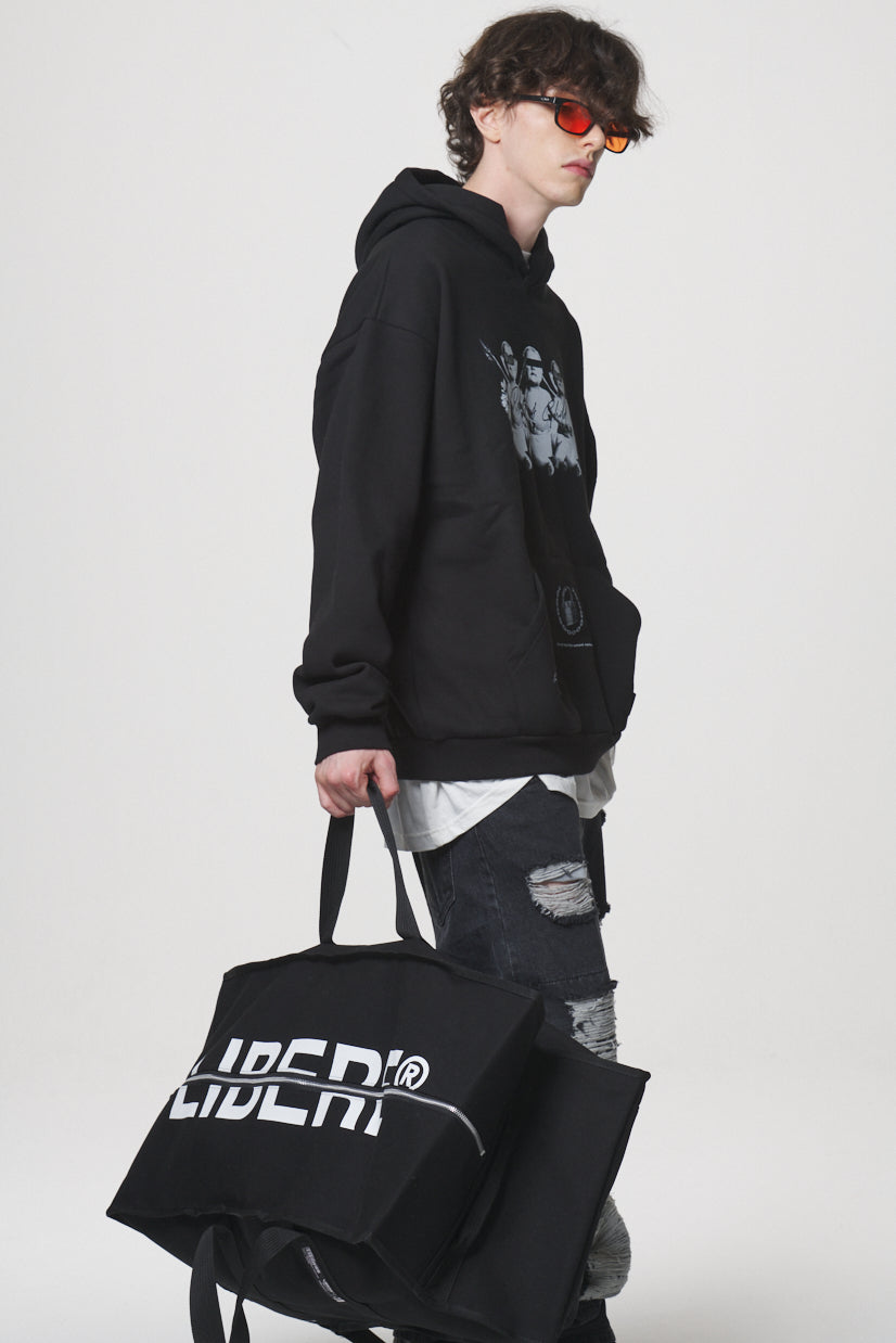 ANGEL BABIES HOODIE / BLACK
