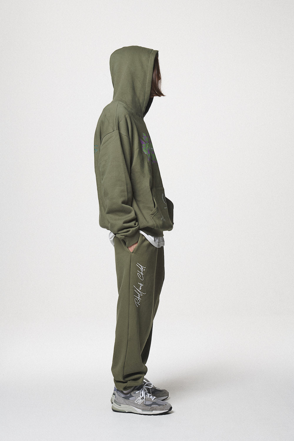 ANGEL BABIES HOODIE / KHAKI