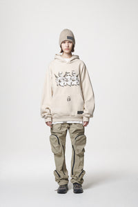 ANGEL BABIES HOODIE / IVORY
