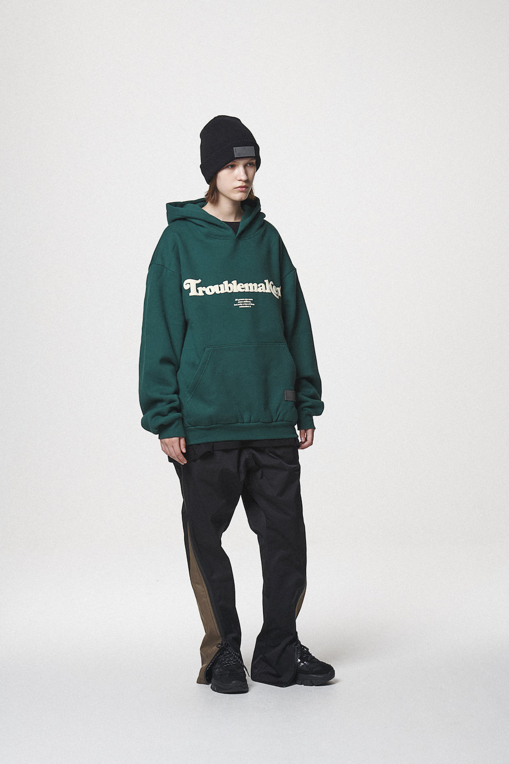 TROUBLEMAKER HOODIE / GREEN
