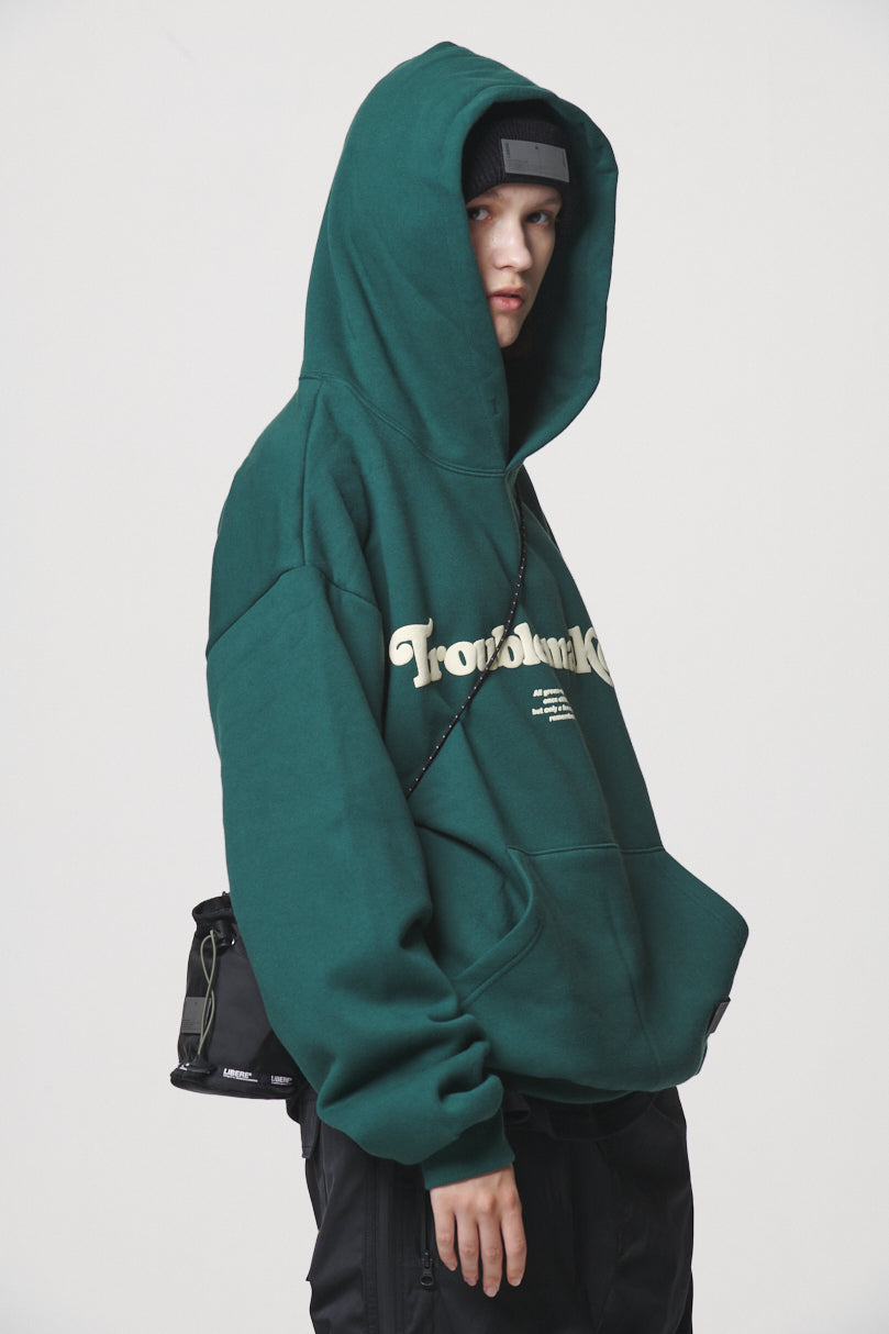 TROUBLEMAKER HOODIE / GREEN