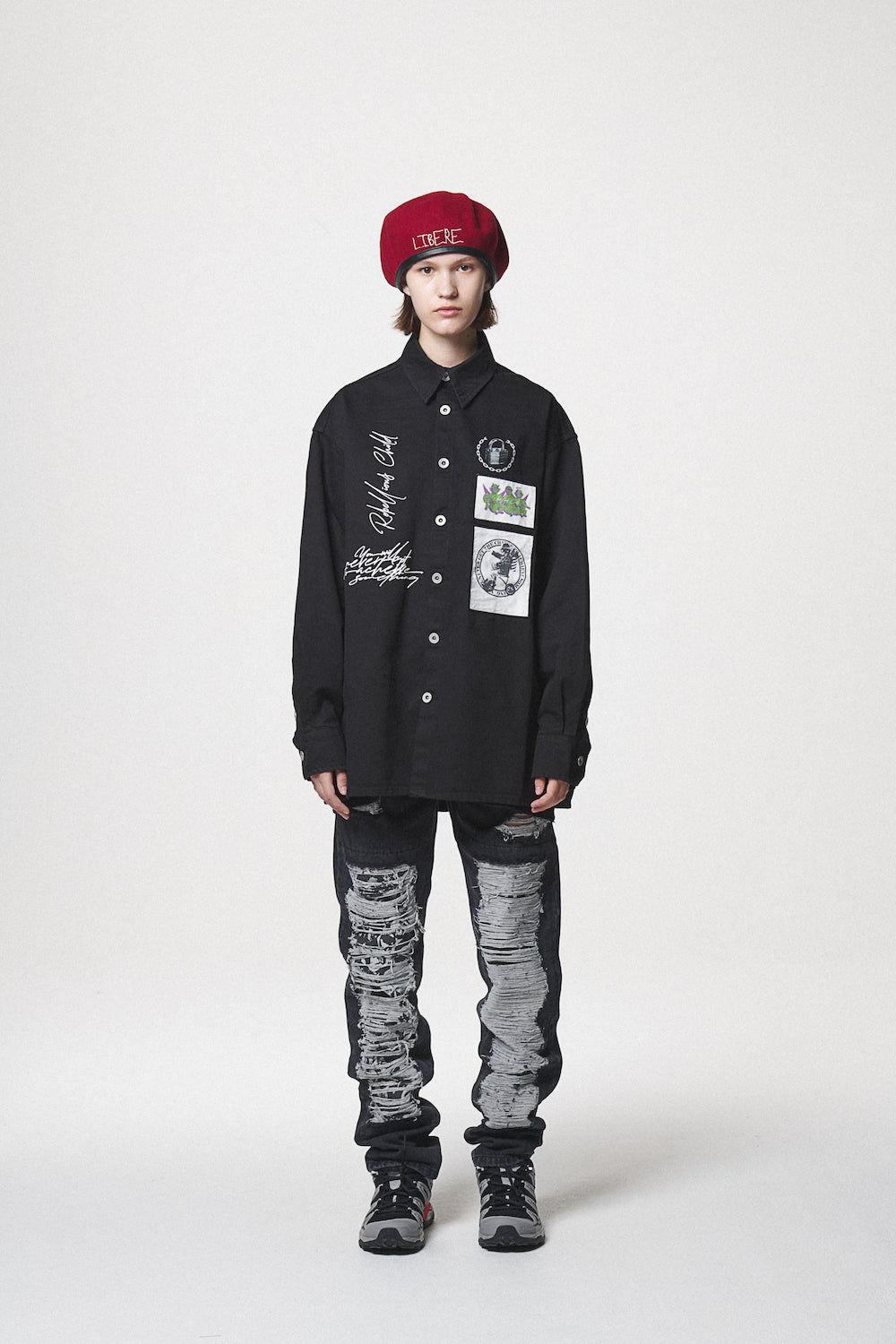 COLLAGE SHIRTS / BLACK