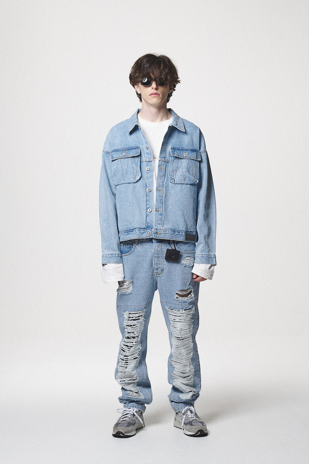 21 DENIM JACKET / SKY BLUE