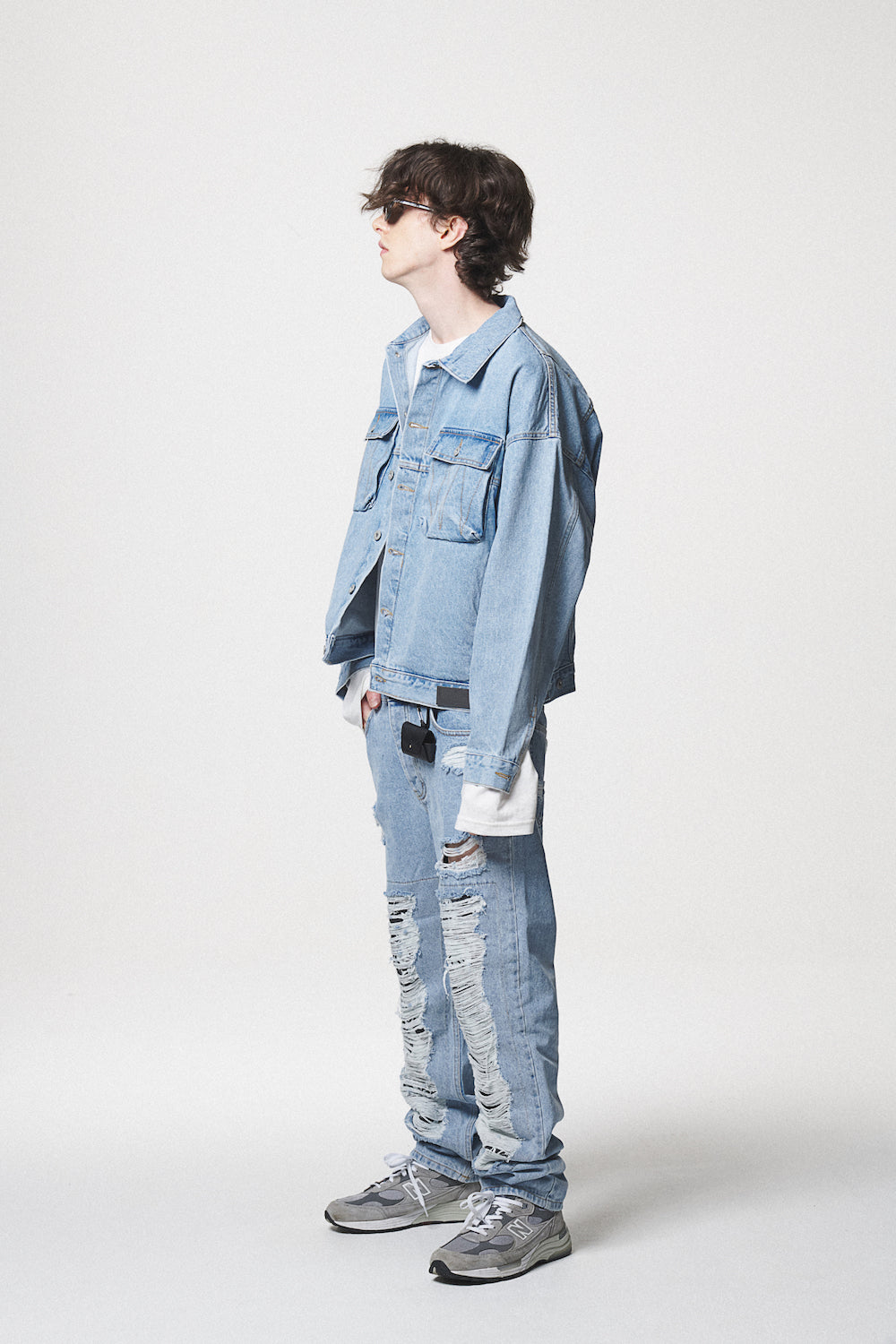 21 DENIM JACKET / SKY BLUE