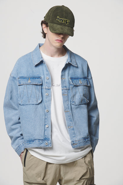 21 DENIM JACKET / SKY BLUE