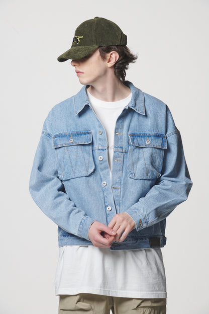 21 DENIM JACKET / SKY BLUE