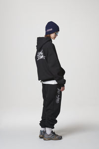 COLLAGE SWEAT PANTS / BLACK