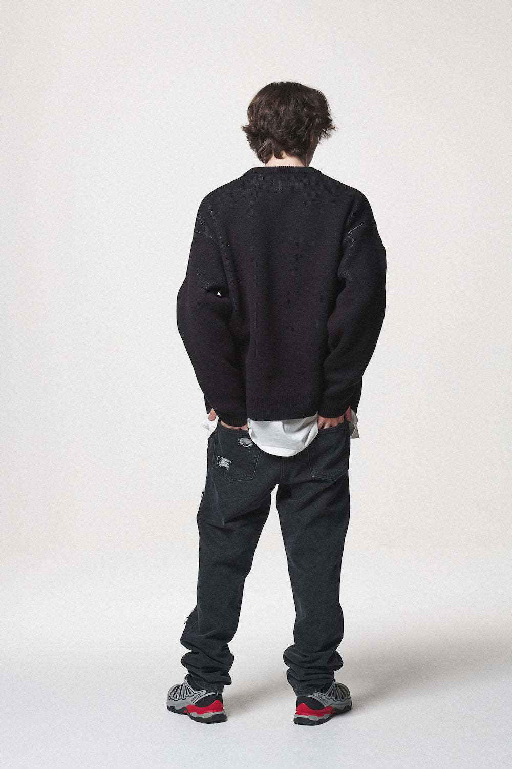 21 LOGO KNIT / BLACK