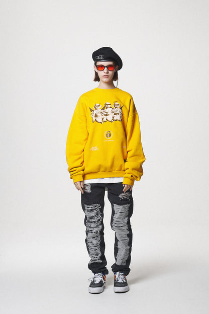 ANGEL BABIES SWEAT SHIRTS / MUSTARD