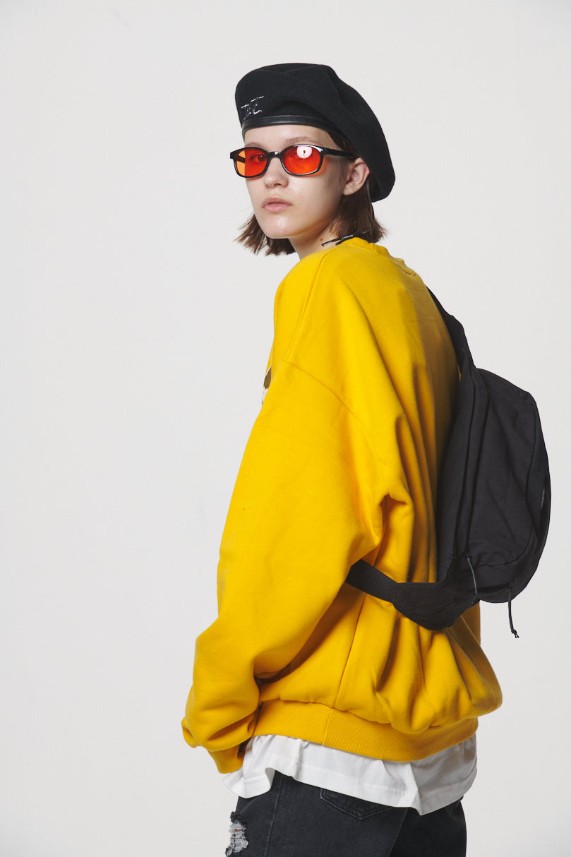 SLOGAN BERET / BLACK