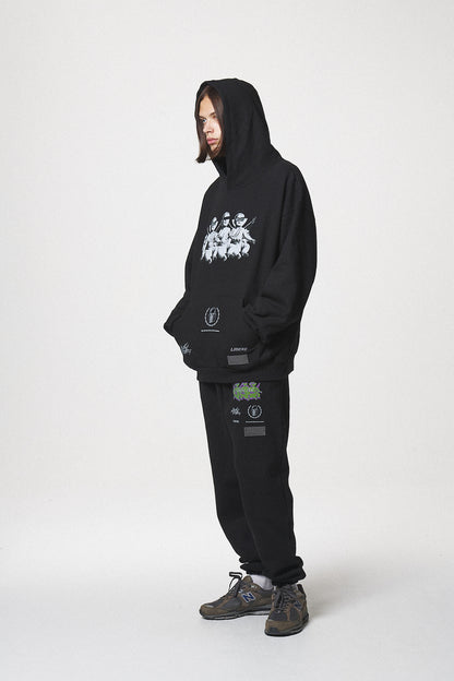 ANGEL BABIES HOODIE / BLACK