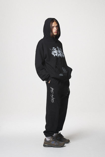 ANGEL BABIES HOODIE / BLACK