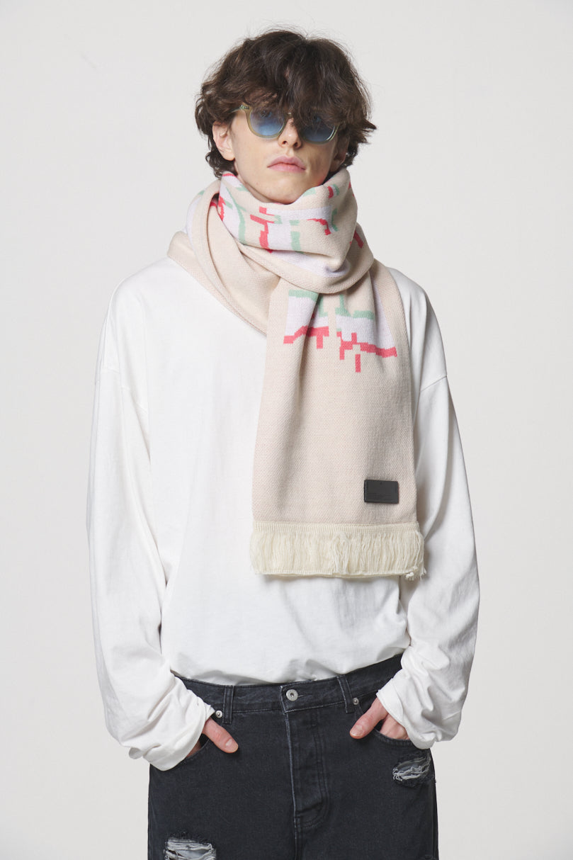 CURSIVE LONG SLEEVE / WHITE