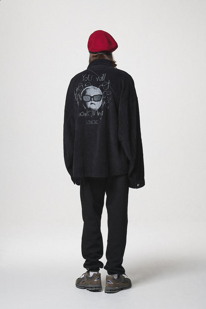 CORDUROY JACKET / BLACK