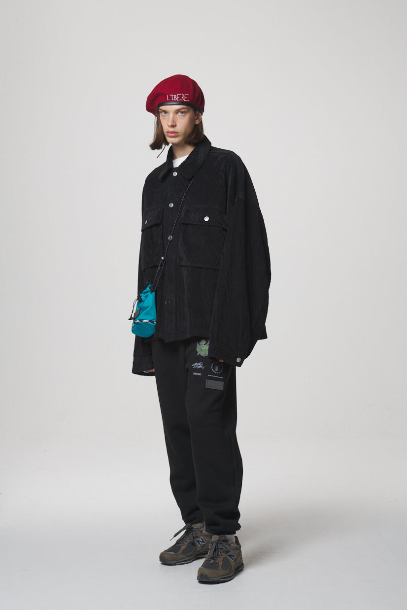 CORDUROY JACKET / BLACK