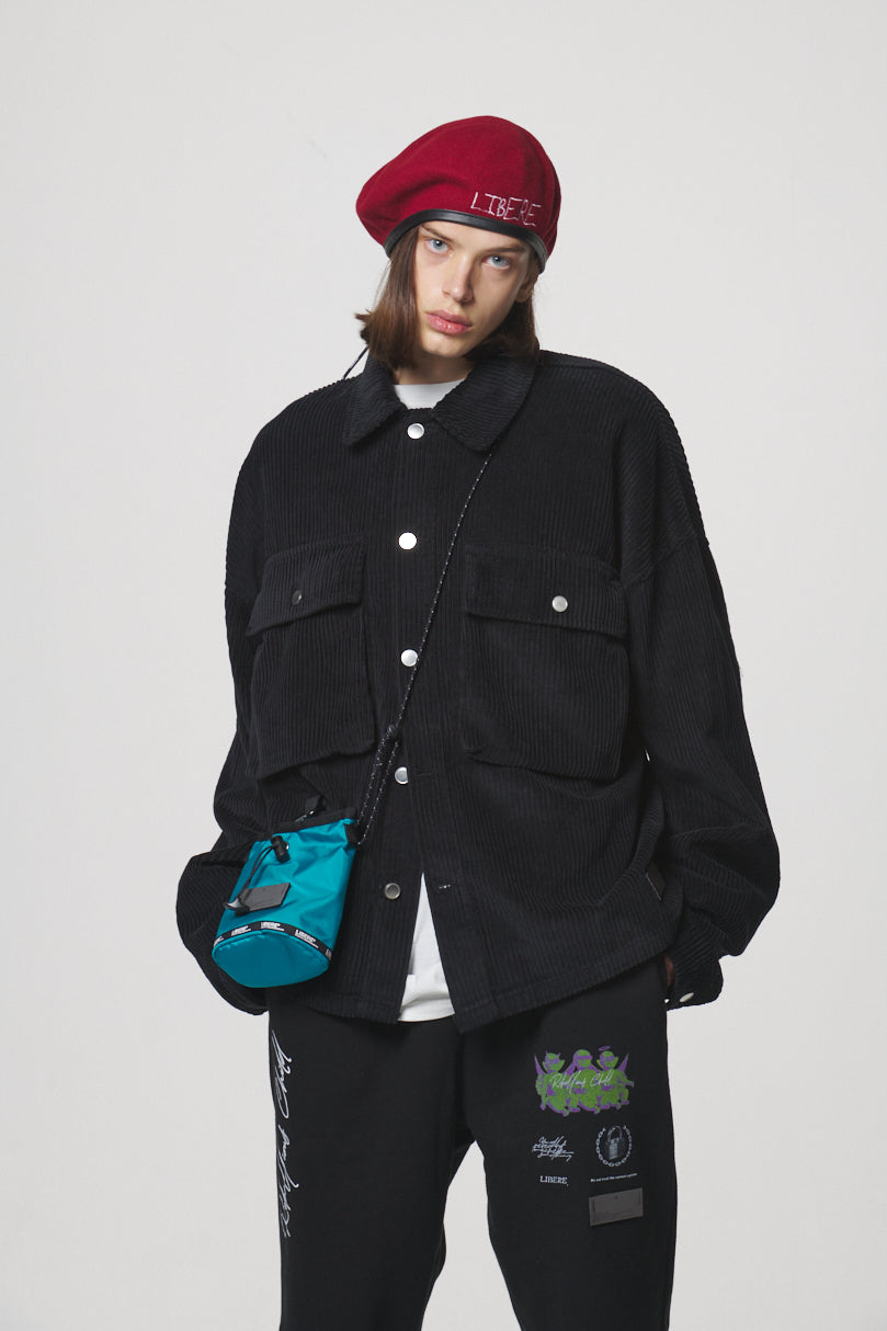 CORDUROY JACKET / BLACK