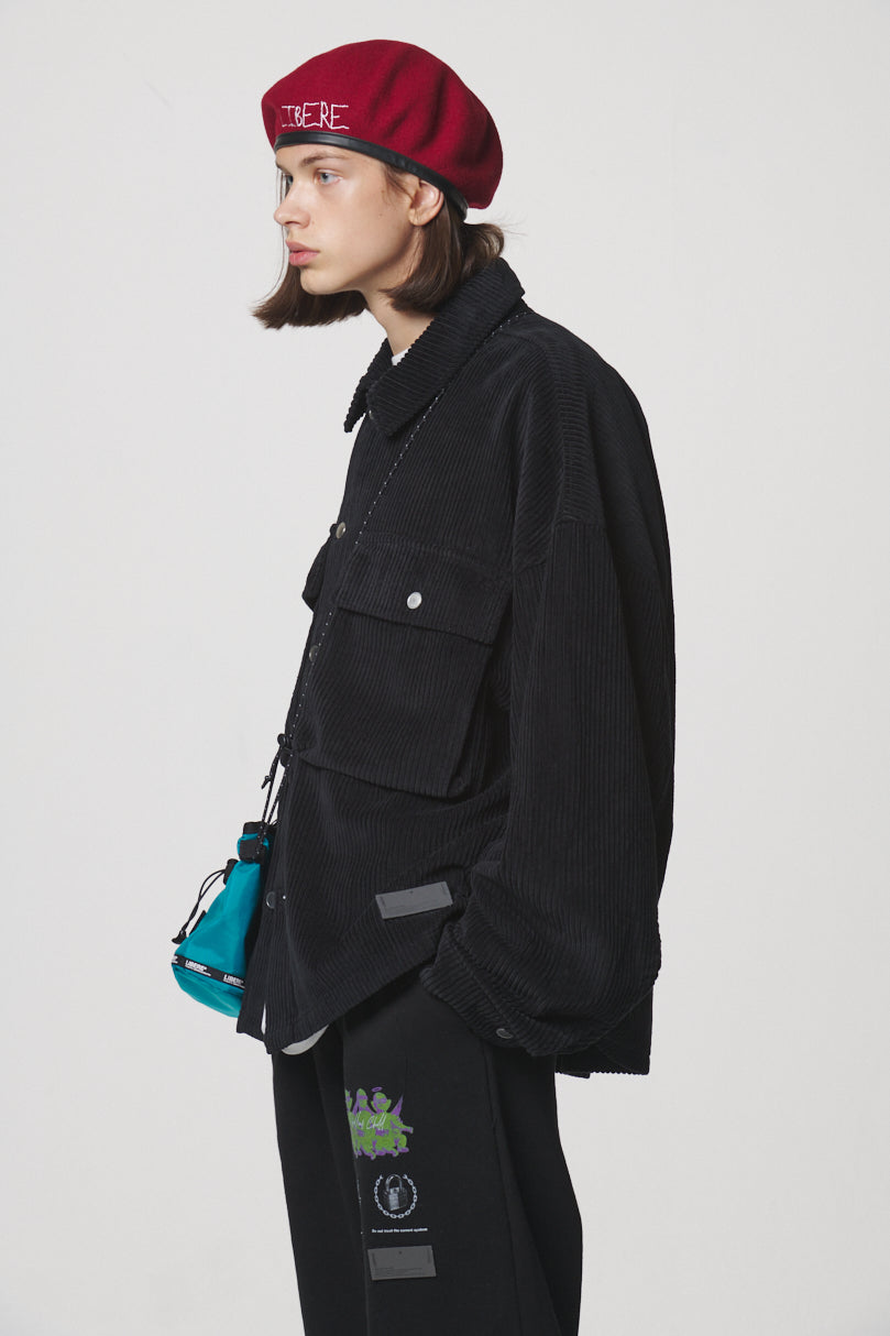 CORDUROY JACKET / BLACK