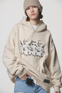 ANGEL BABIES HOODIE / IVORY