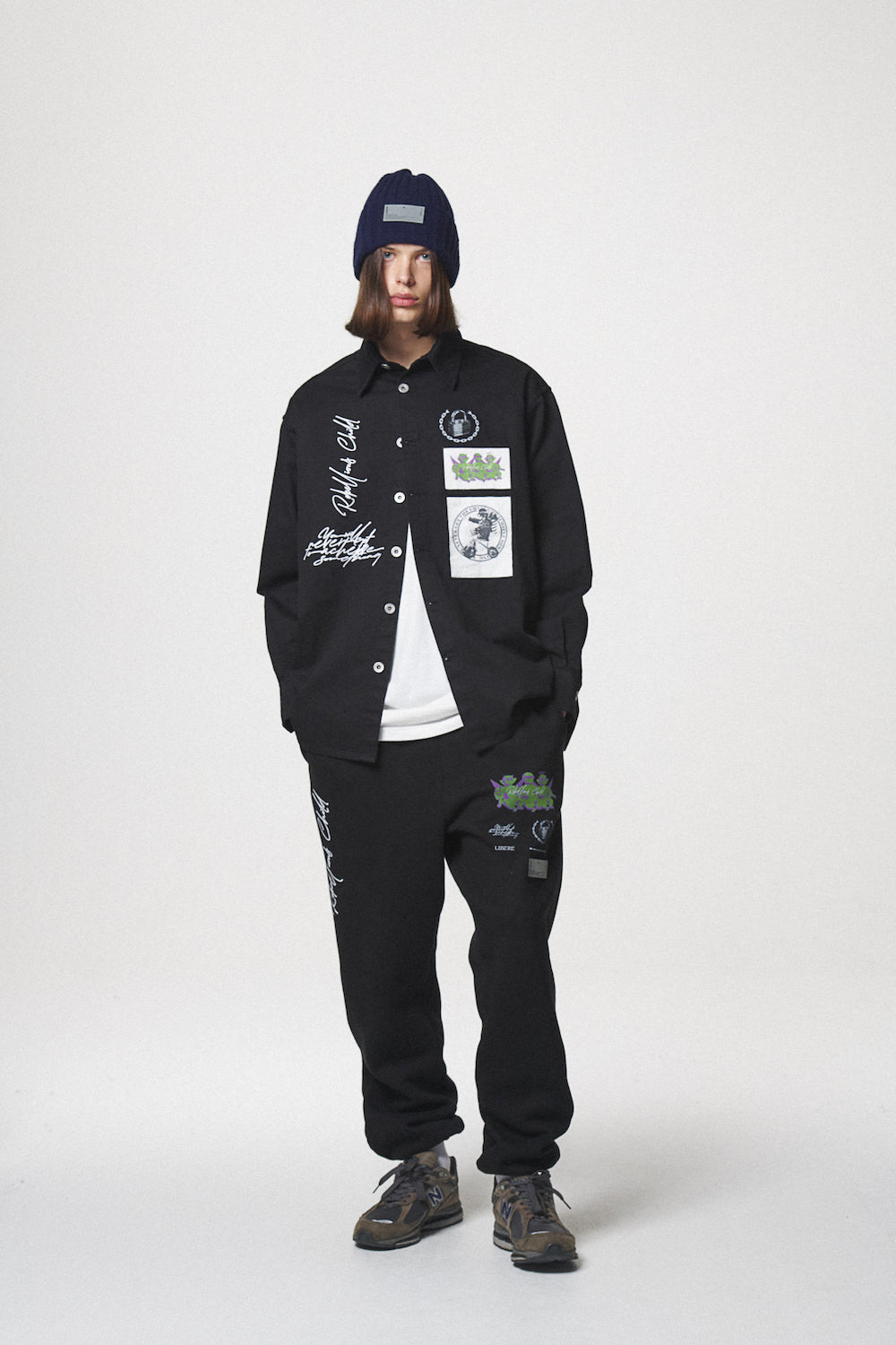 COLLAGE SHIRTS / BLACK