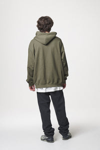 21 LOGO HOODIE / KHAKI