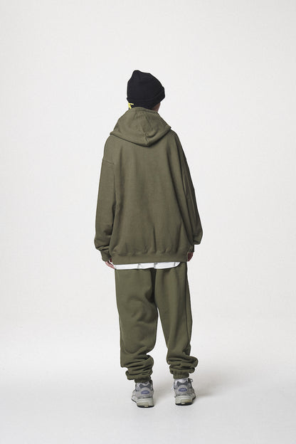 21 LOGO HOODIE / KHAKI