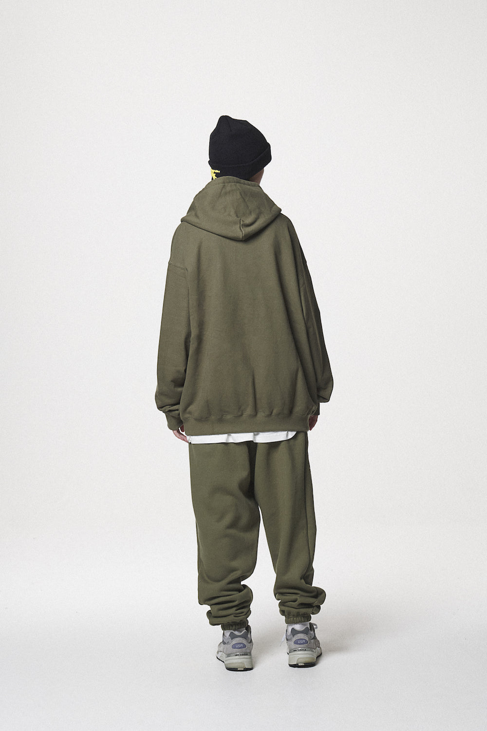 21 LOGO HOODIE / KHAKI