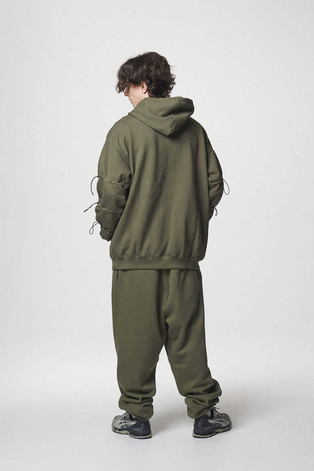 STRING HOODIE / KHAKI