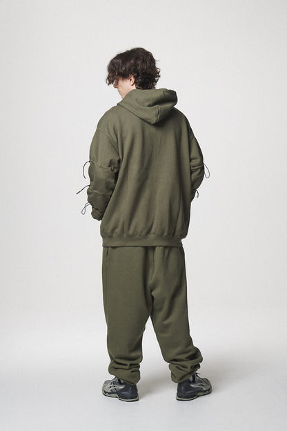 STRING HOODIE / KHAKI