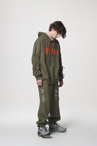 STRING HOODIE / KHAKI