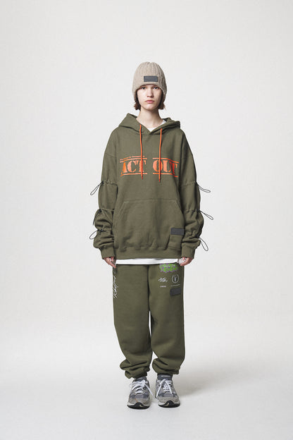 STRING HOODIE / KHAKI
