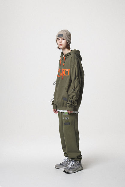 STRING HOODIE / KHAKI