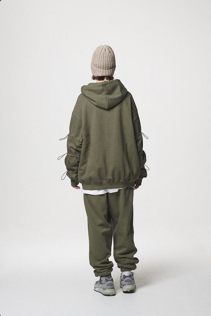 STRING HOODIE / KHAKI