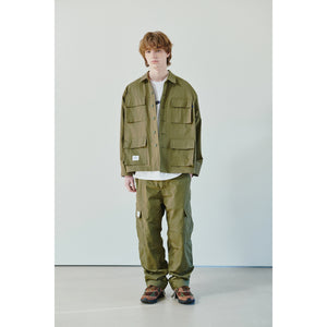 MIL CARGO PANTS / OLIVE