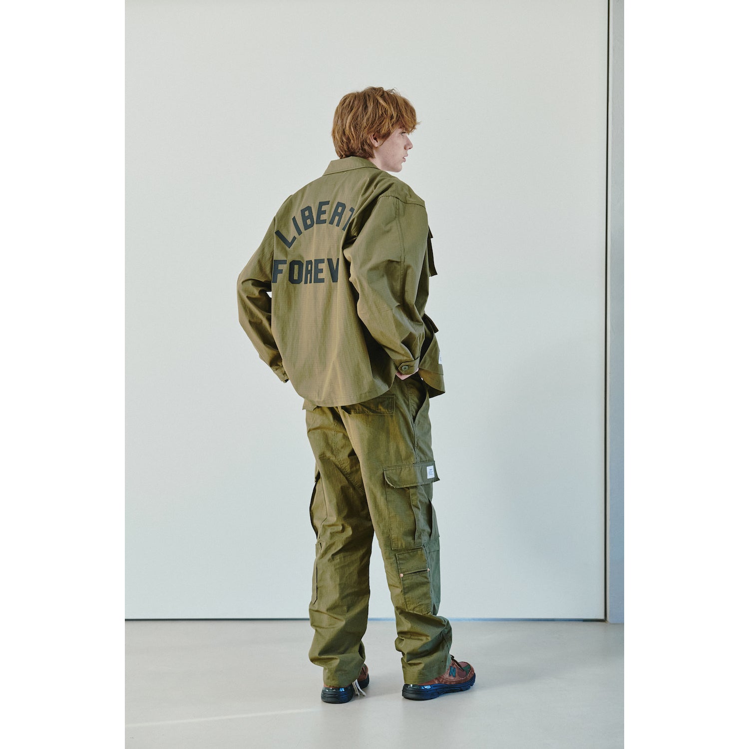 MIL CARGO PANTS / OLIVE
