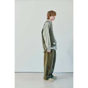 SLOGAN WORK VEST / OLIVE