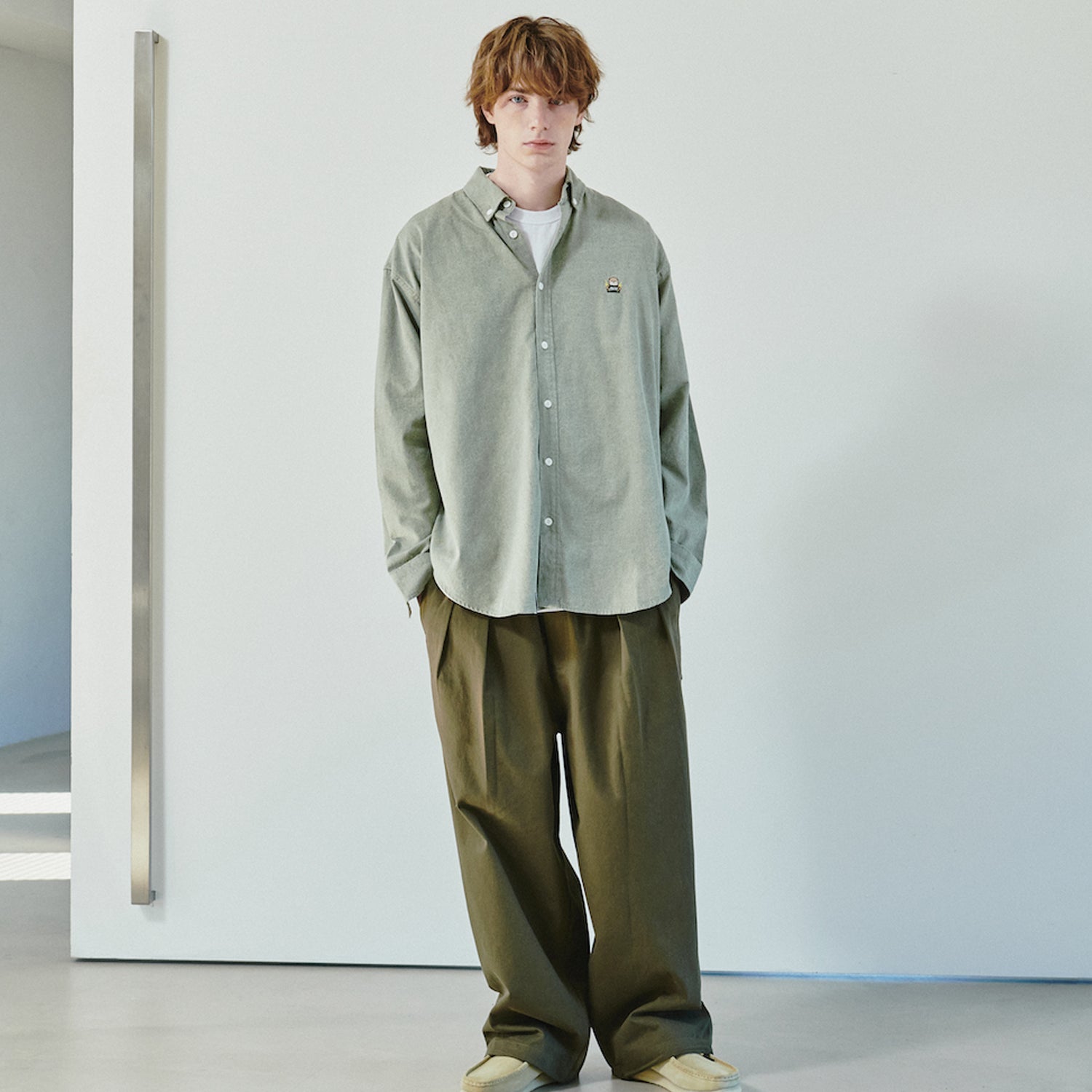 THE TALL OX SHIRT / OLIVE