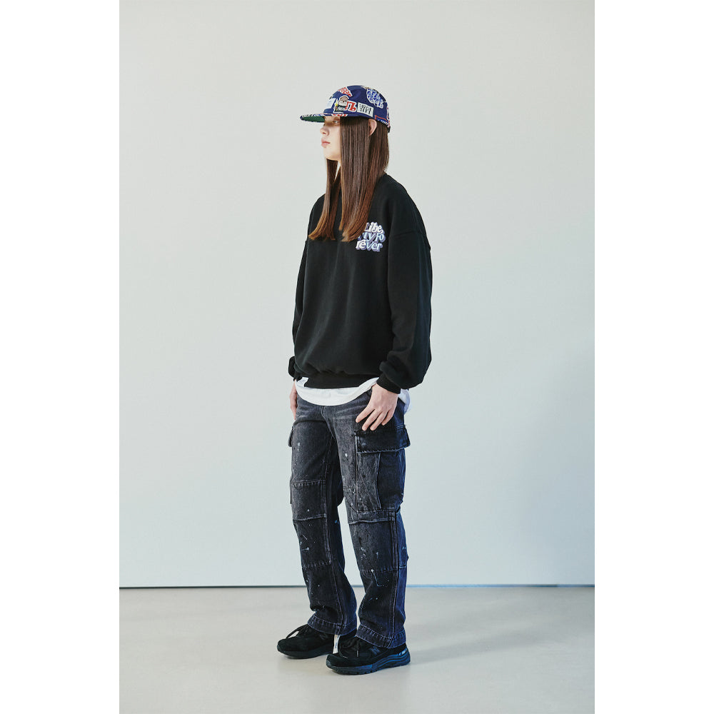 LF LOGO CREWNECK SWEAT / BLACK
