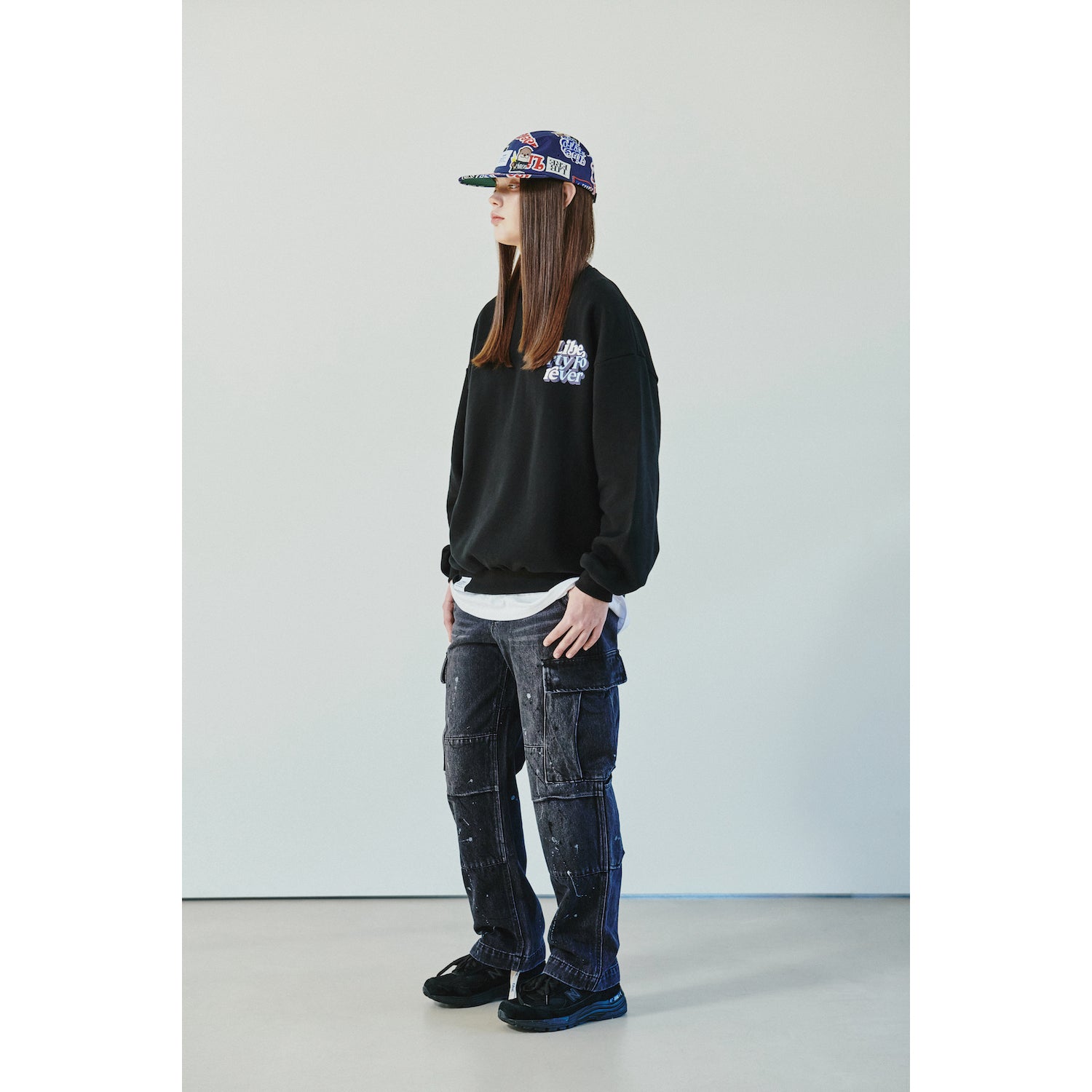 STICKER PACK CAMP CAP / NAVY