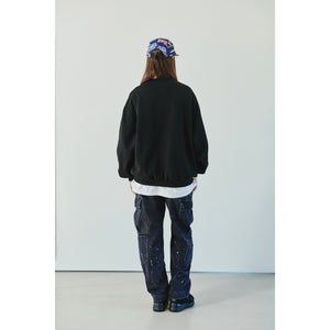 MIL CARGO DENIM PANTS / BLACK