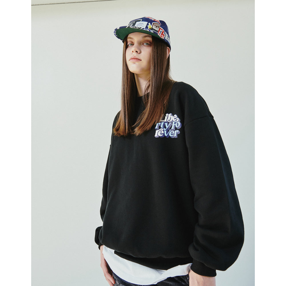 LF LOGO CREWNECK SWEAT / BLACK
