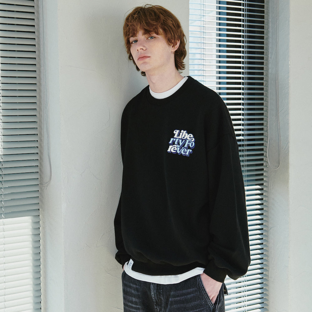 LF LOGO CREWNECK SWEAT / BLACK