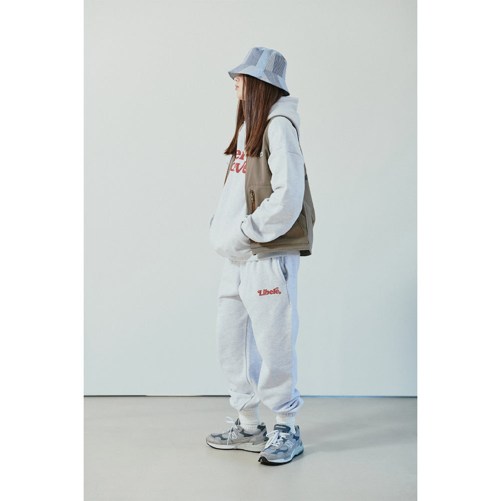 SLOGAN WORK VEST / GRAY