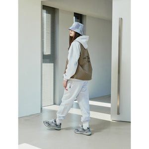 SLOGAN WORK VEST / GRAY