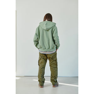 NEW VIBE ZIPUP HOODIE / OLIVE