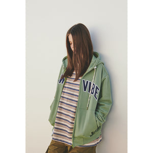 NEW VIBE ZIPUP HOODIE / OLIVE