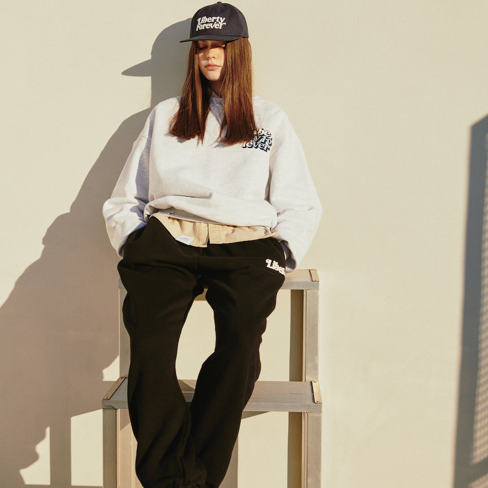 LF LOGO CREWNECK SWEAT / GRAY