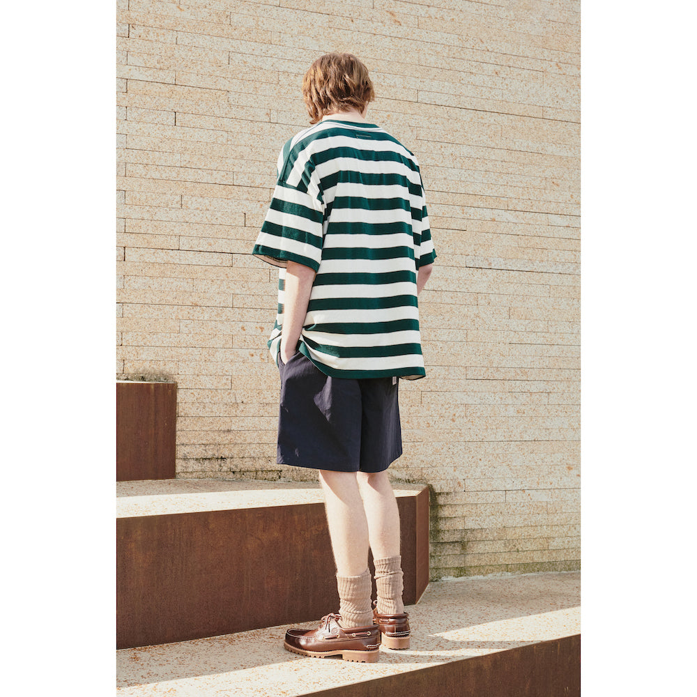 WIDE EASY SHORT PANTS / NAVY