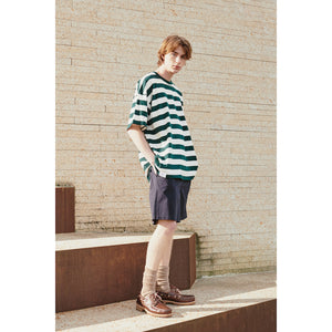 WIDE EASY SHORT PANTS / NAVY