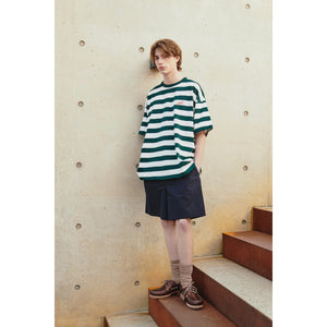 LOGO BORDER T-SHIRT / GREEN
