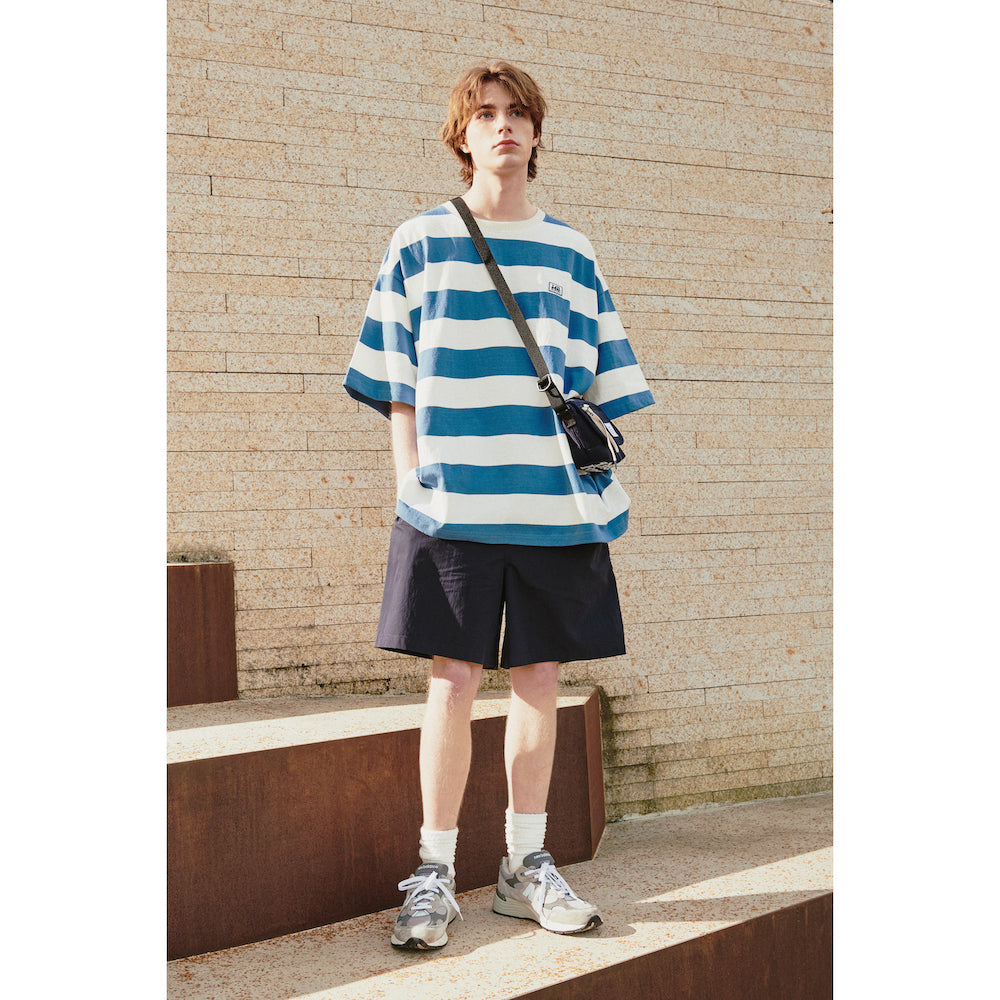 BULKY BIG BOARDER T-SHIRT / BLUE